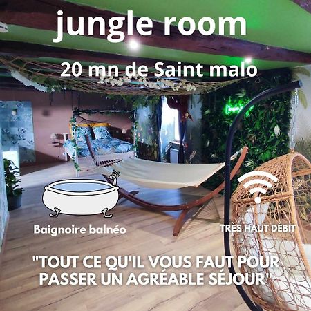 Апартаменти L'Evasion Jungle Saint-Pierre-de-Plesguen Екстер'єр фото